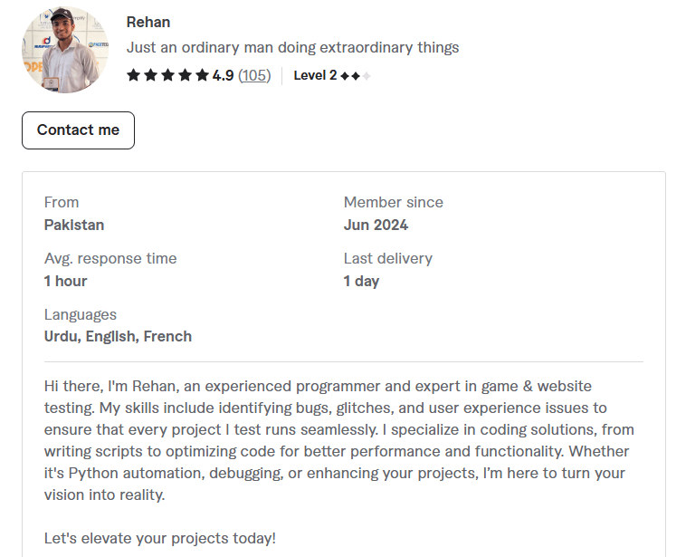 Freelance Python Developers for Hire