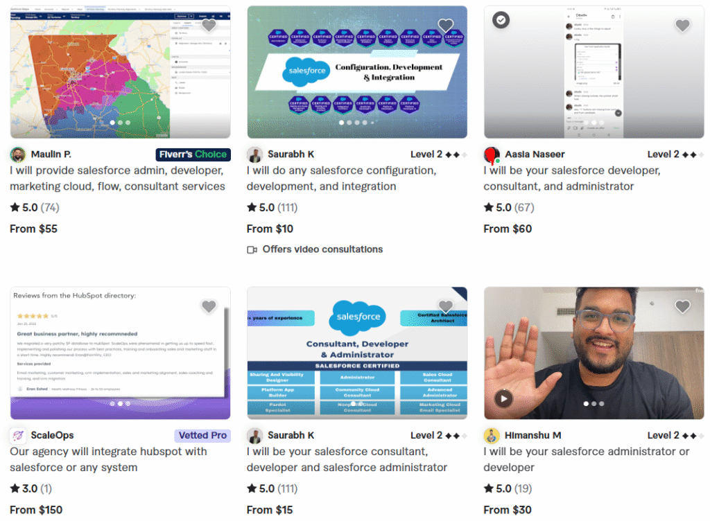 Freelance Salesforce Developers