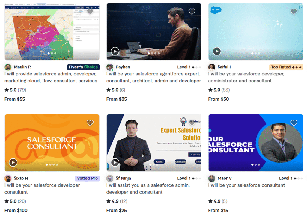 Find and Hire Salesforce Experts on Fiverr
