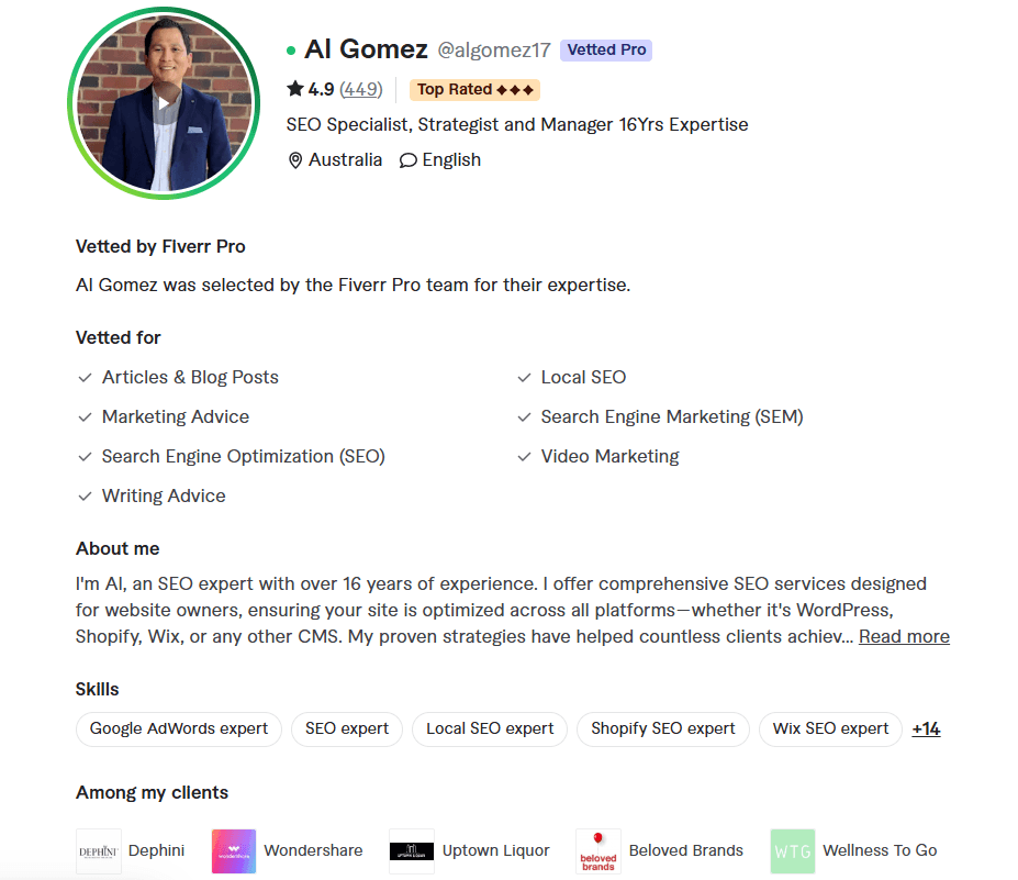 Hire Freelance Wix SEO Consultant