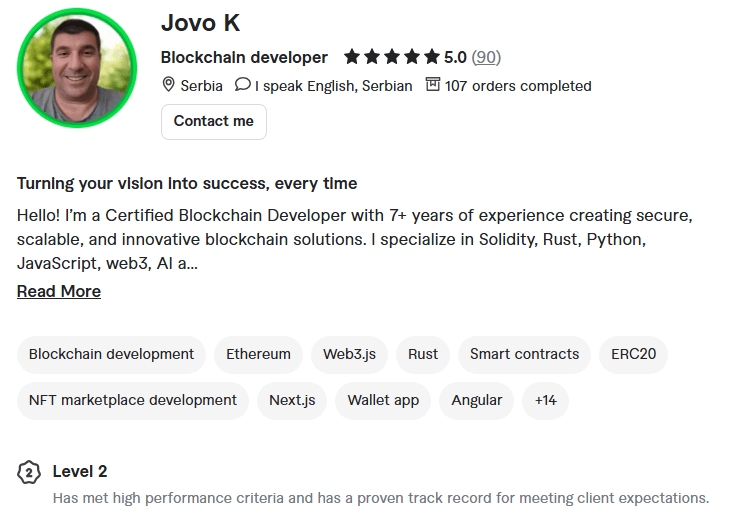 Best Freelance Blockchain Developers for Hire