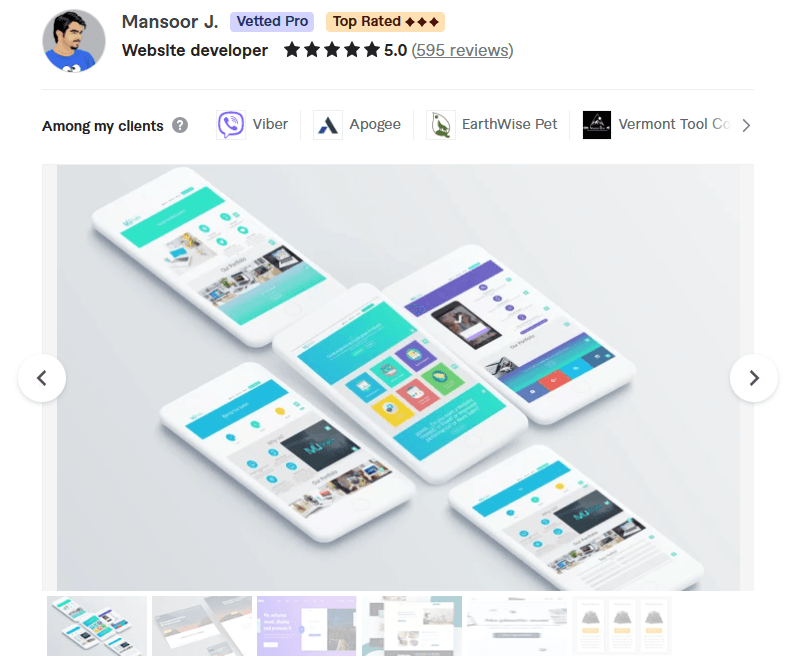 Freelance Web Designers for Hire on Fiverr