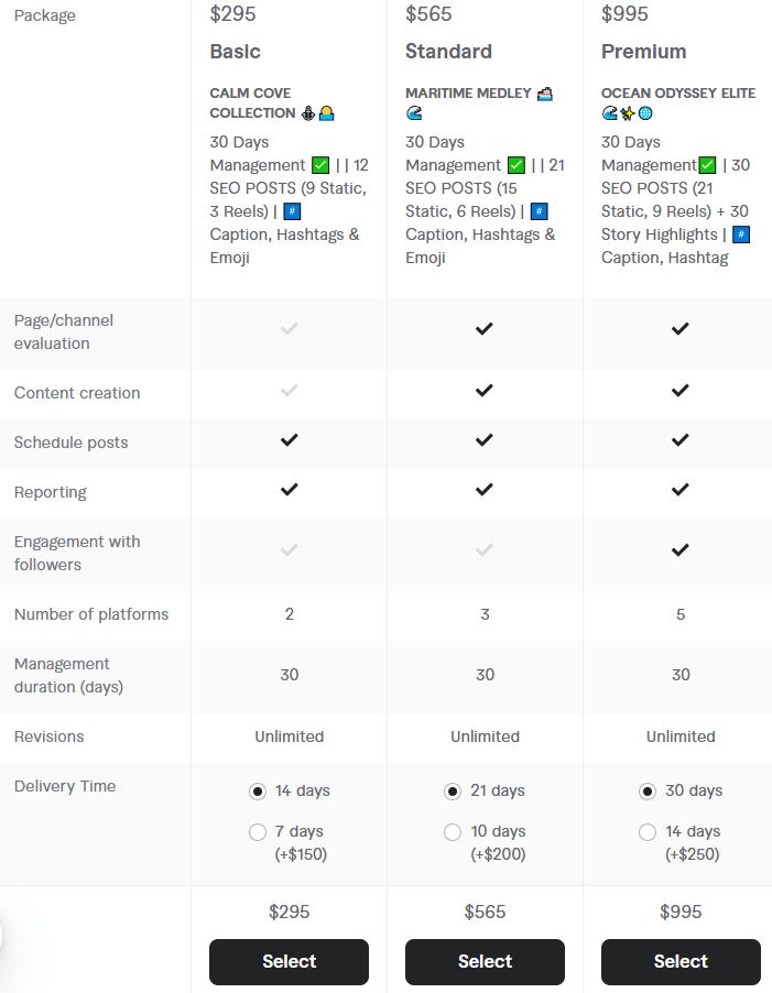 Freelance Social Media Managers 