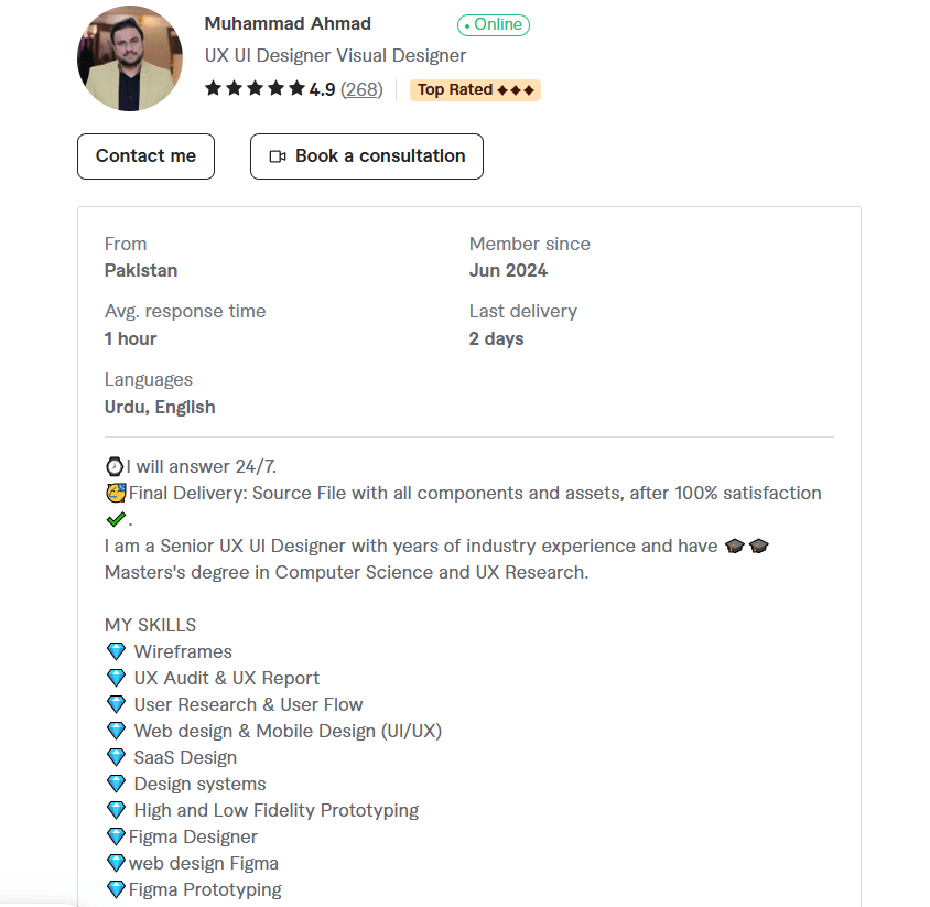 Best Freelance Figma UI UX Designers for Hire on Fiverr