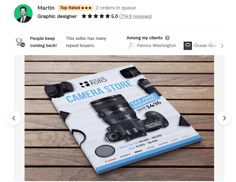 Hire The Best Freelance Graphic Designers on Fiverr