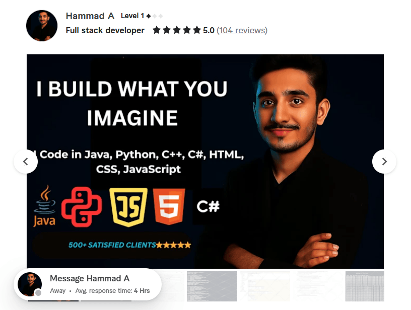 javascript, cpp, python, java, node and c sharp