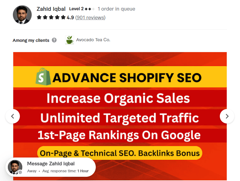 advance shopify SEO for sales