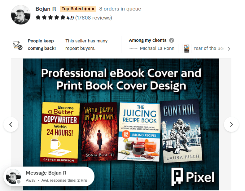 Best Fiverr Freelance Book Cover Designers