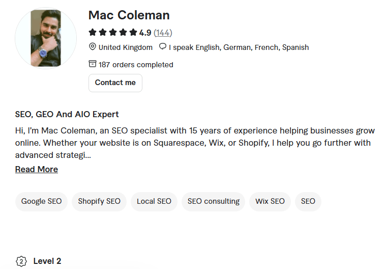 complete SEO, GEO,aio on squarespace