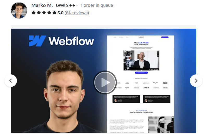 develop, or fix webflow website