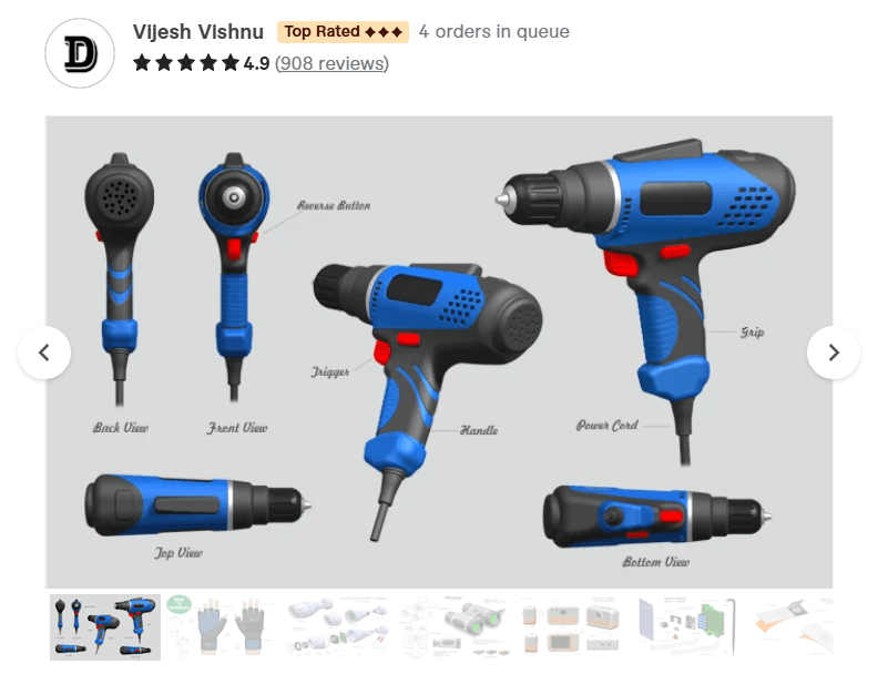 Vijesh is a seasoned product designer specializing in concept design, drawing, and rendering.