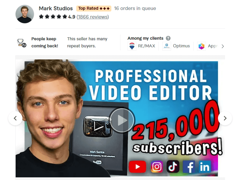 Mark Studios – Best for YouTube Creators & High-Retention Content