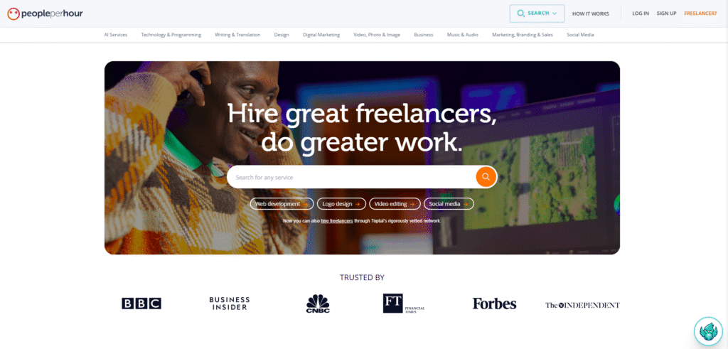 PeoplePerHour is a freelance marketplace that connects small businesses, startups, and entrepreneurs with skilled professionals worldwide.