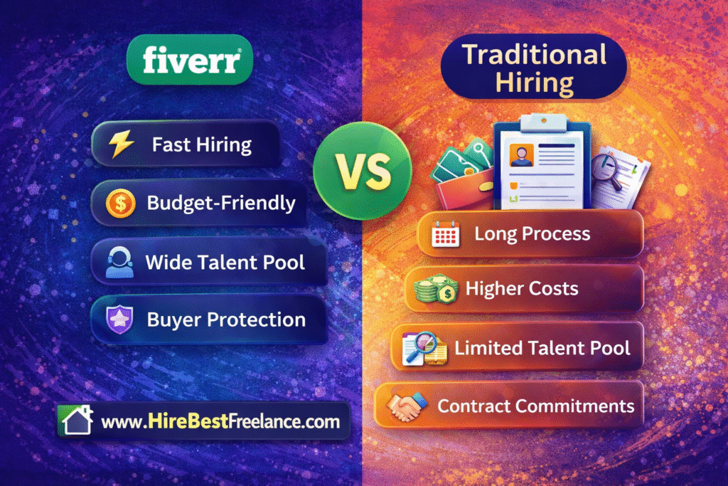 Fiverr vs Traditional Hiring