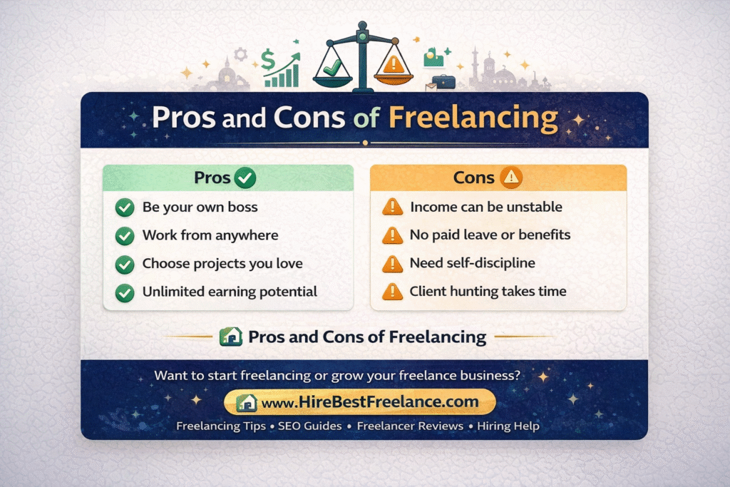 Pros and Cons of Freelancing