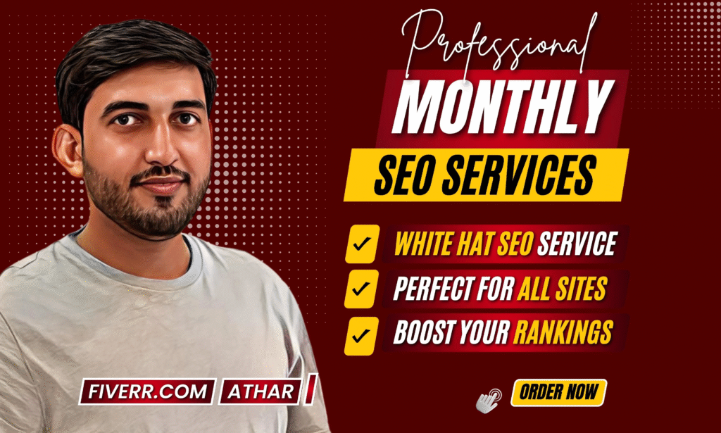 Athar Rasool – Best for All-in-One Monthly SEO Management