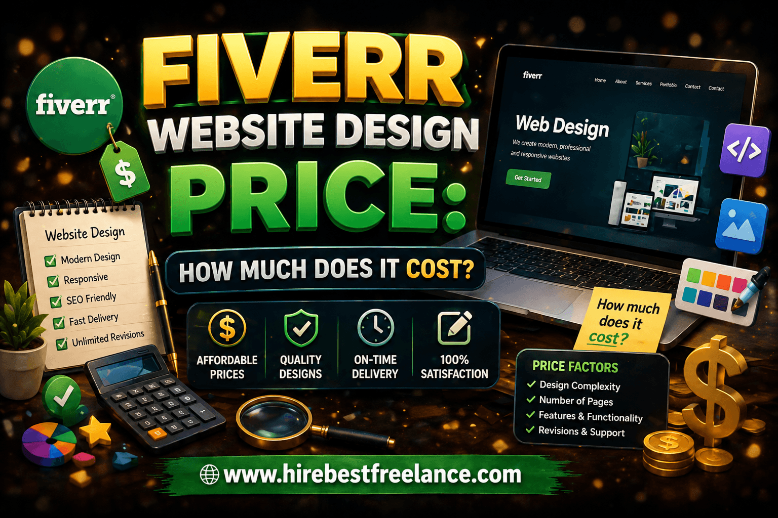 Fiverr Website Design Price: How Much Does It Cost?