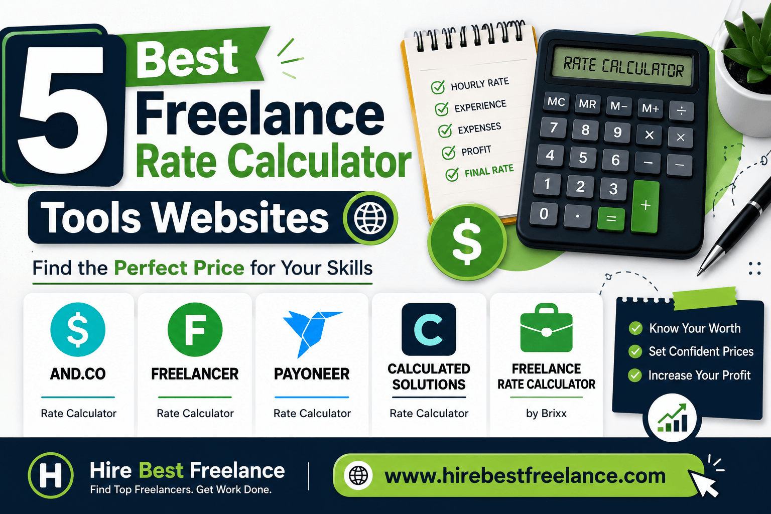 5 Best Freelance Rate Calculator Tools Websites in 2026 (That Actually Help You Earn More)