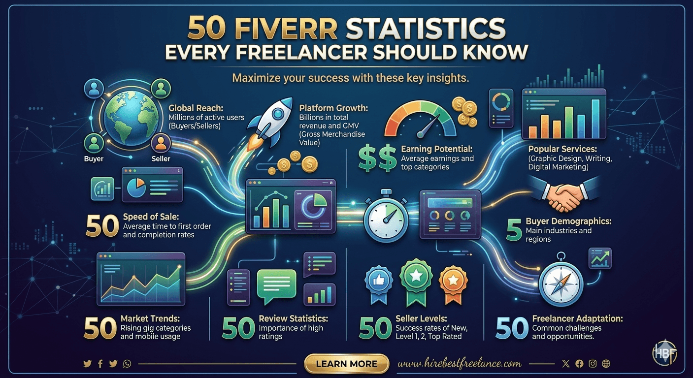 50 Fiverr Statistics Every Freelancer Should Know