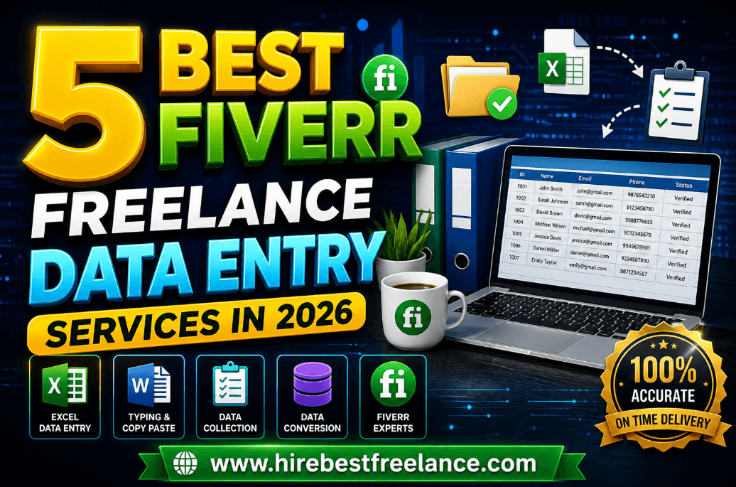 5 Best Fiverr Data Entry Services