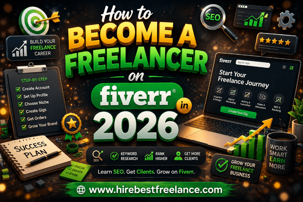 How to Become a Freelancer on Fiverr in 2026: The Ultimate Guide for Beginners