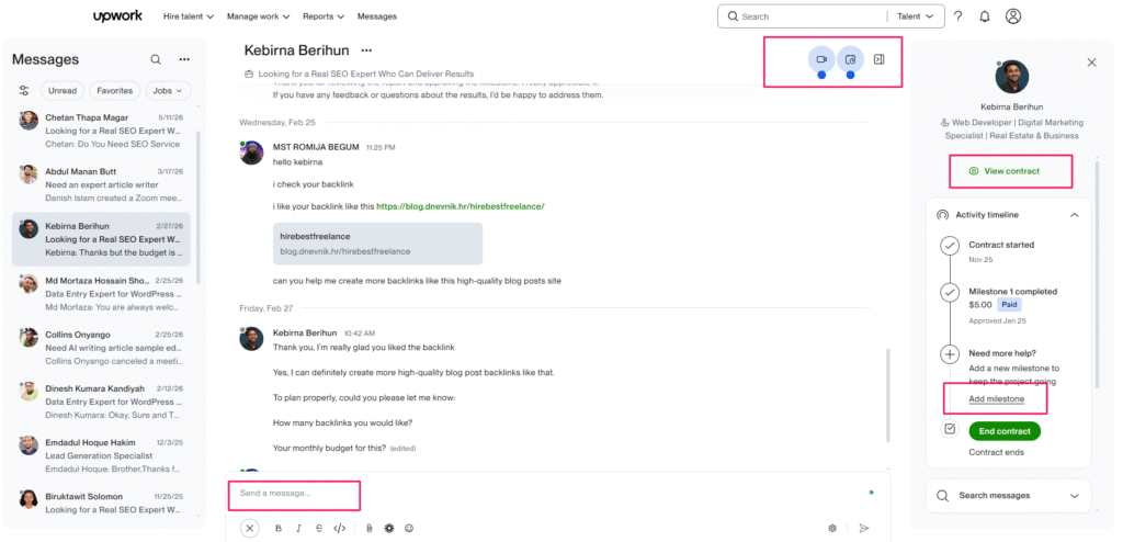  Interview and Vet Top Candidates upwork
