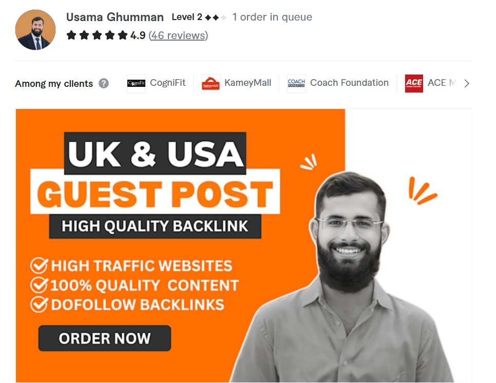 Usama – Best for UK & USA Targeted Guest Posts