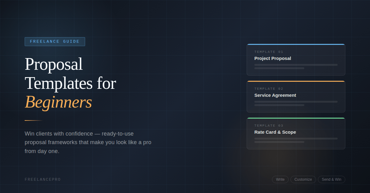 Freelance Proposal Templates for Beginners
