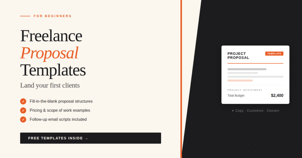Essential Elements Every Freelance Proposal Template Must Include