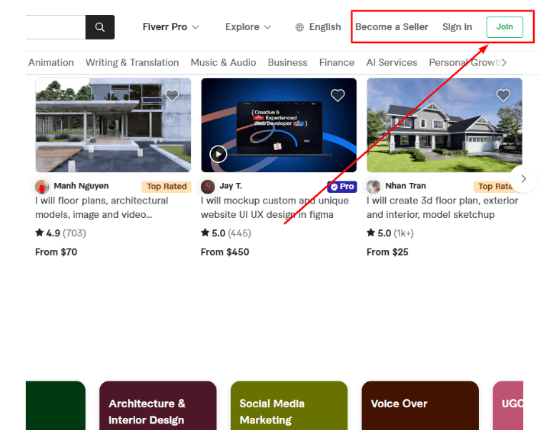 Step 2: Creating Your Fiverr Seller Account