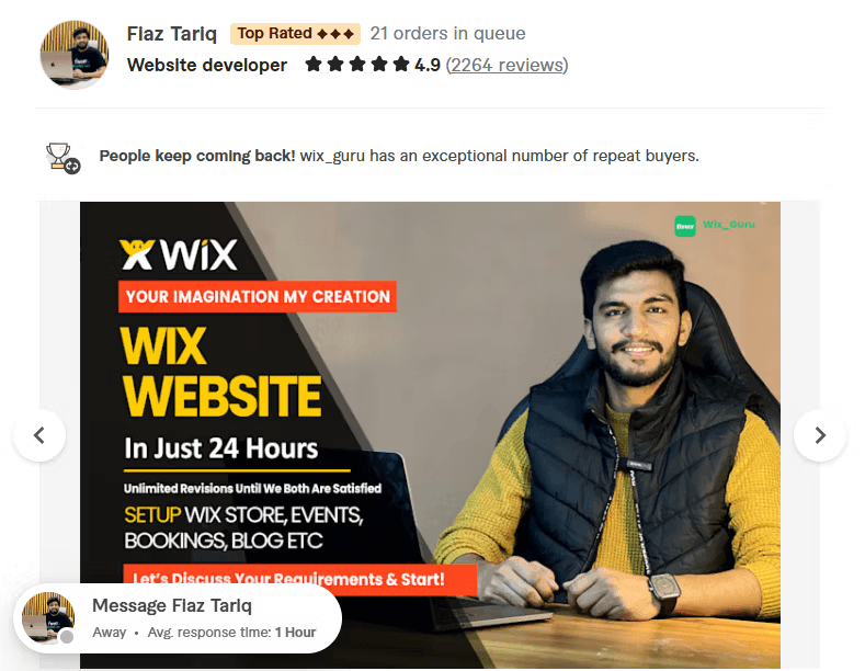 Types of Wix Services Available on Fiverr