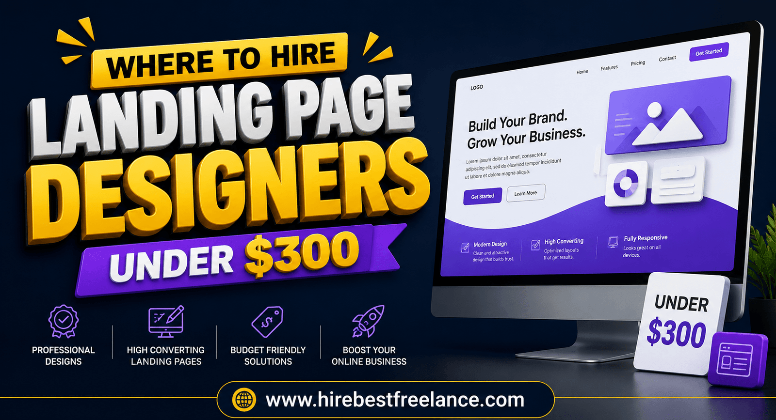 Where to Hire Landing Page Designers Under $300