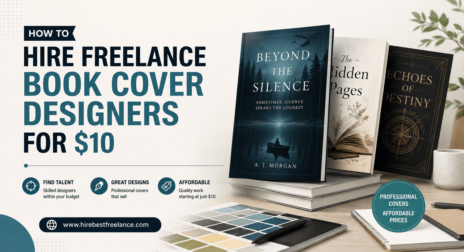How to Hire Freelance Book Cover Designers for $10