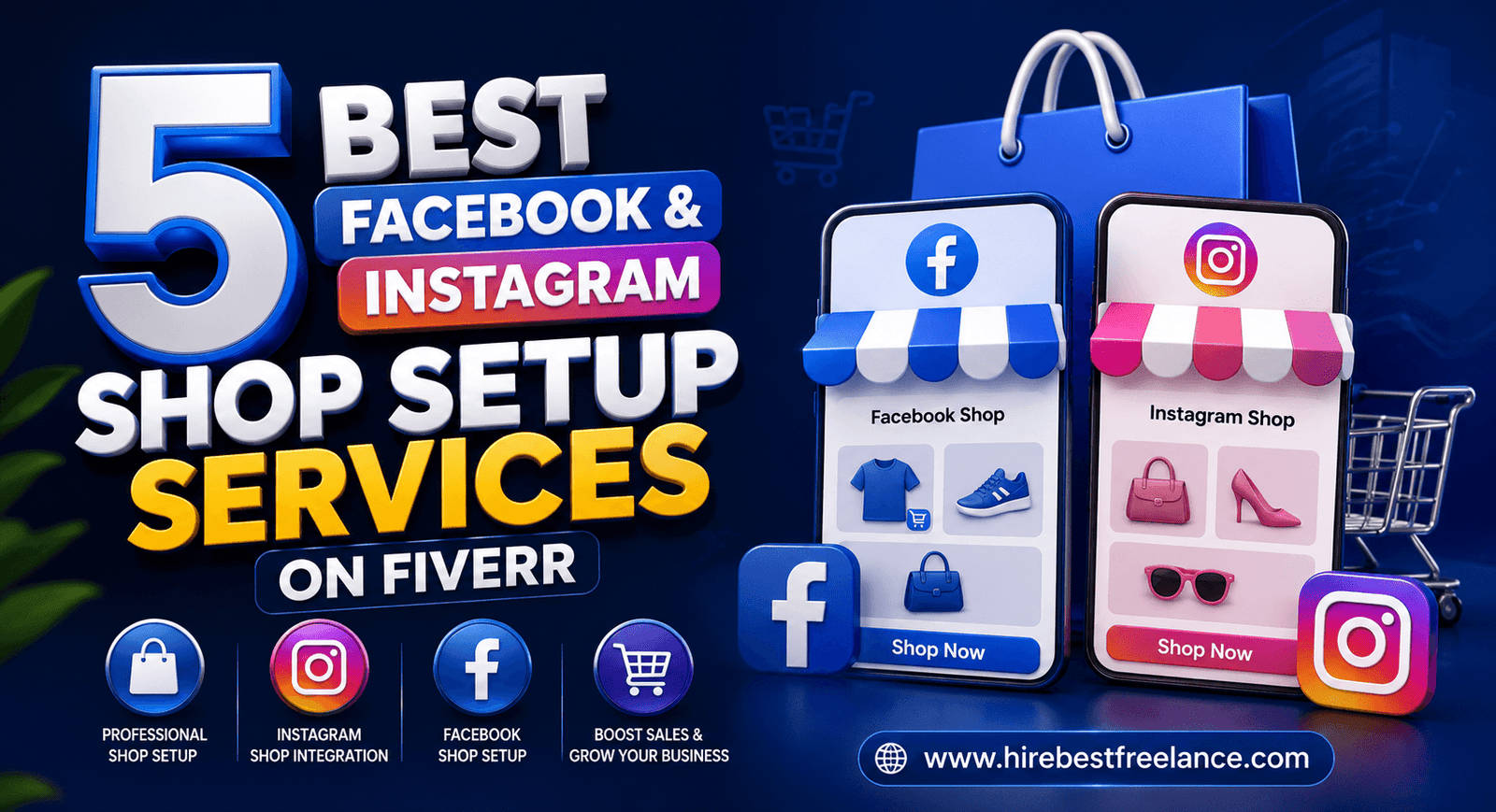 5 Best Facebook & Instagram Shop Setup Services on Fiverr