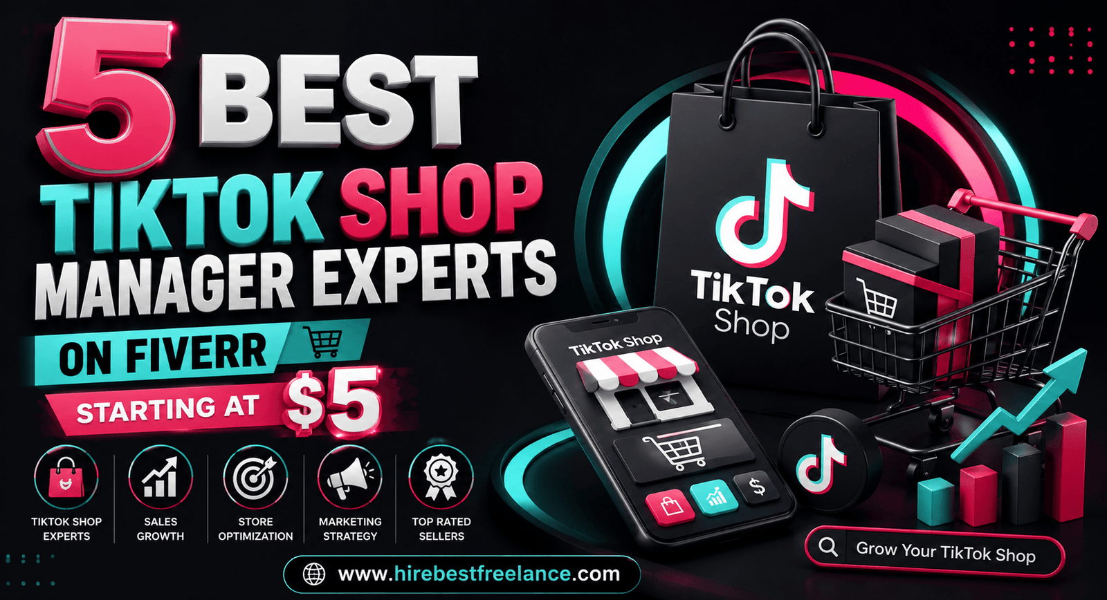 5 Best TikTok Shop Manager Experts on Fiverr Starting at $5