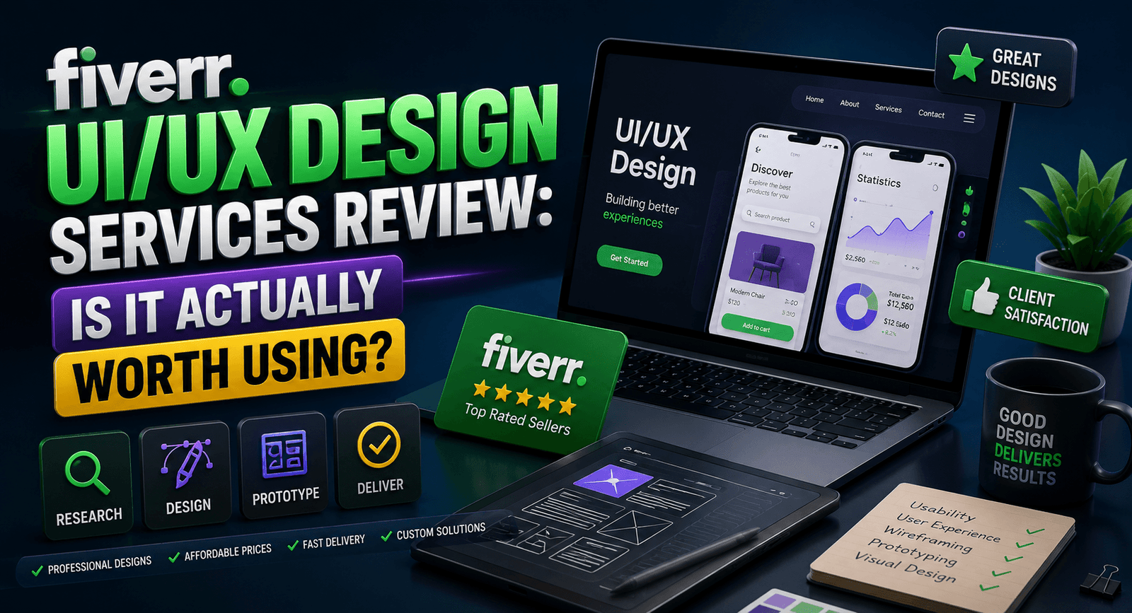 Fiverr UI/UX Design Services Review: Is It Actually Worth Using?